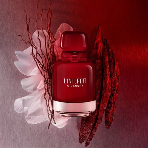 interdit givenchy rouge note olfactive|l'interdit rouge ultime.